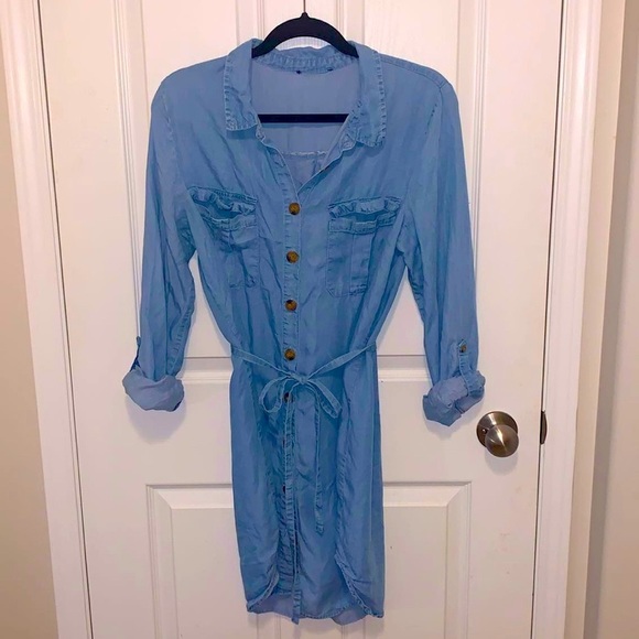 Urban Behaviour Cotton Button Up Dress - Picture 3 of 4